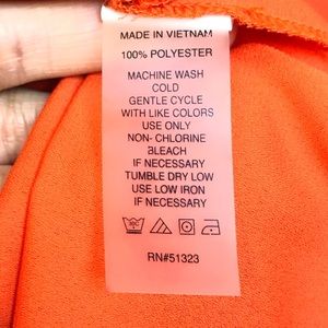 Chaus Tops - CHAUS Red-Orange Sleeveless Top Size S Chaus Tops - CHAUS Red-Orange Sleeveless Top Size S